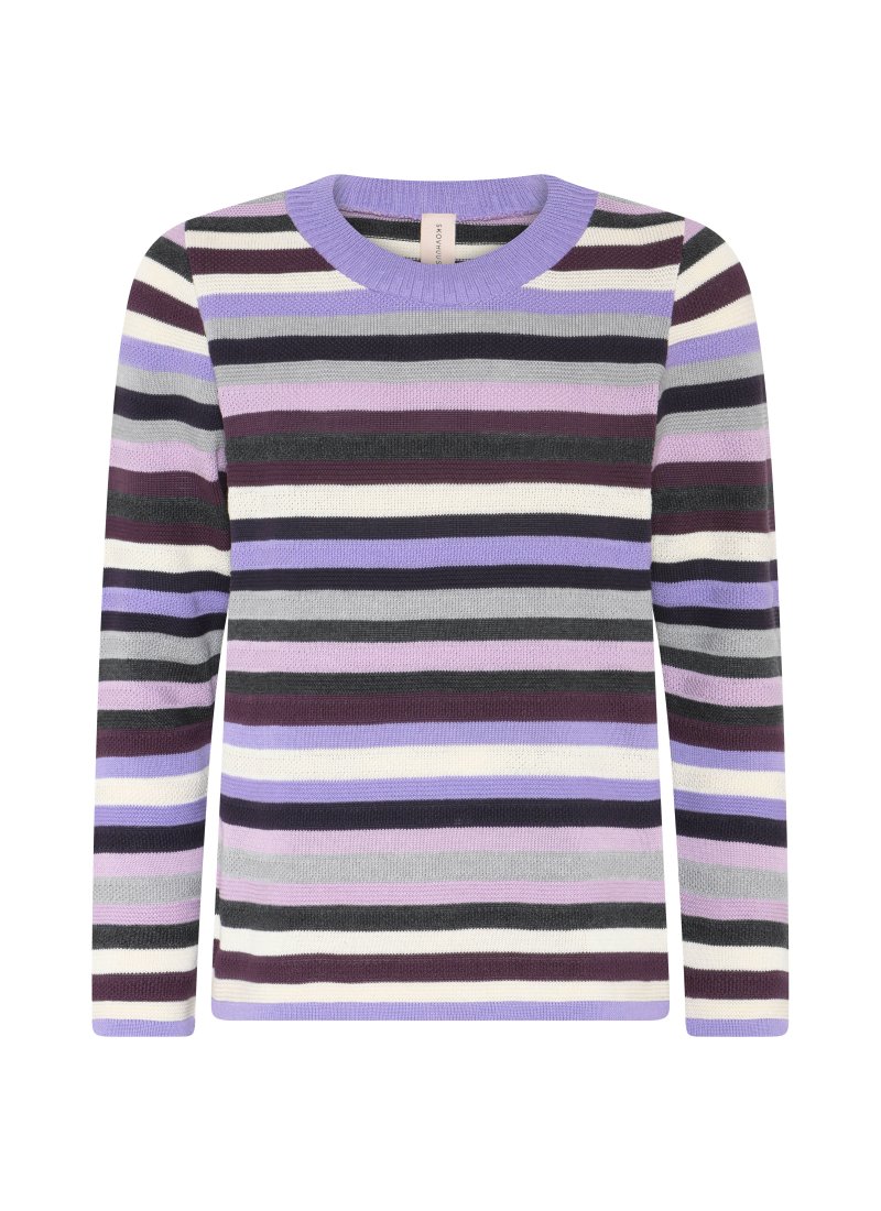 4025 Structured striped pullov