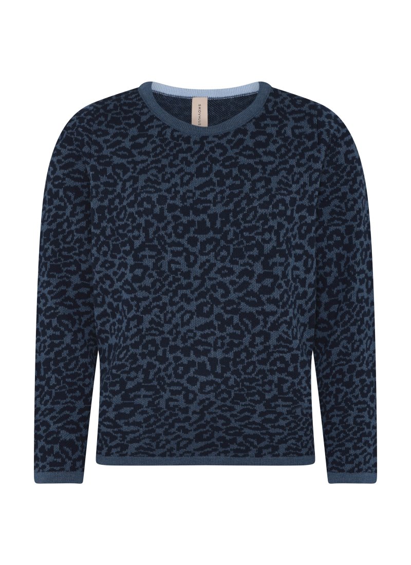 4029 Animal patterned pullover