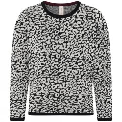 4029 Animal patterned pullover