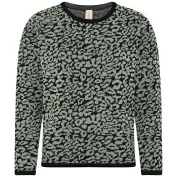4029 Animal patterned pullover