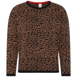 4029 Animal patterned pullover