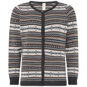 4033 Multi jaquard cardigan