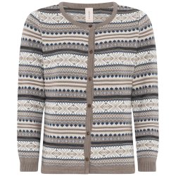 4033 Multi jaquard cardigan