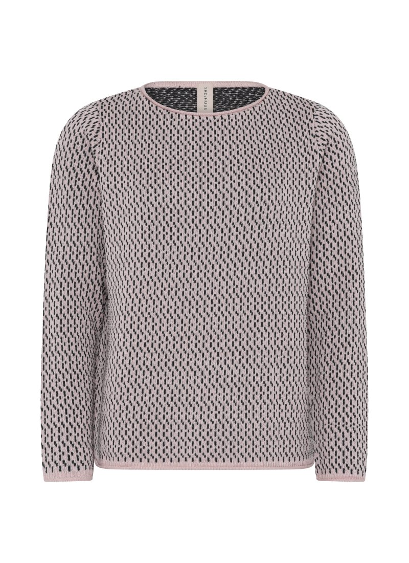 4037 Casual "dotted" pullover