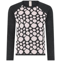 4039 Abstract dotted pullover