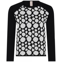 4039 Abstract dotted pullover