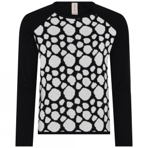 4039 Abstract dotted pullover