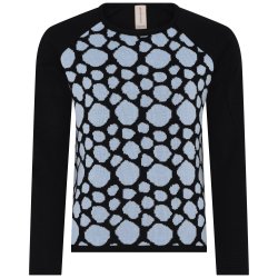 4039 Abstract dotted pullover