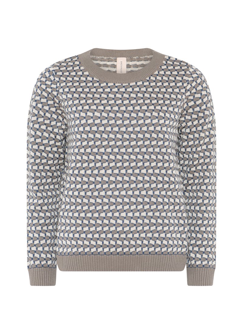 4040 Casual structured pullove