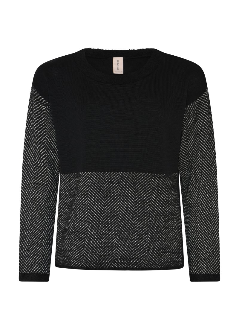 4044 Herringbone stitch pullov