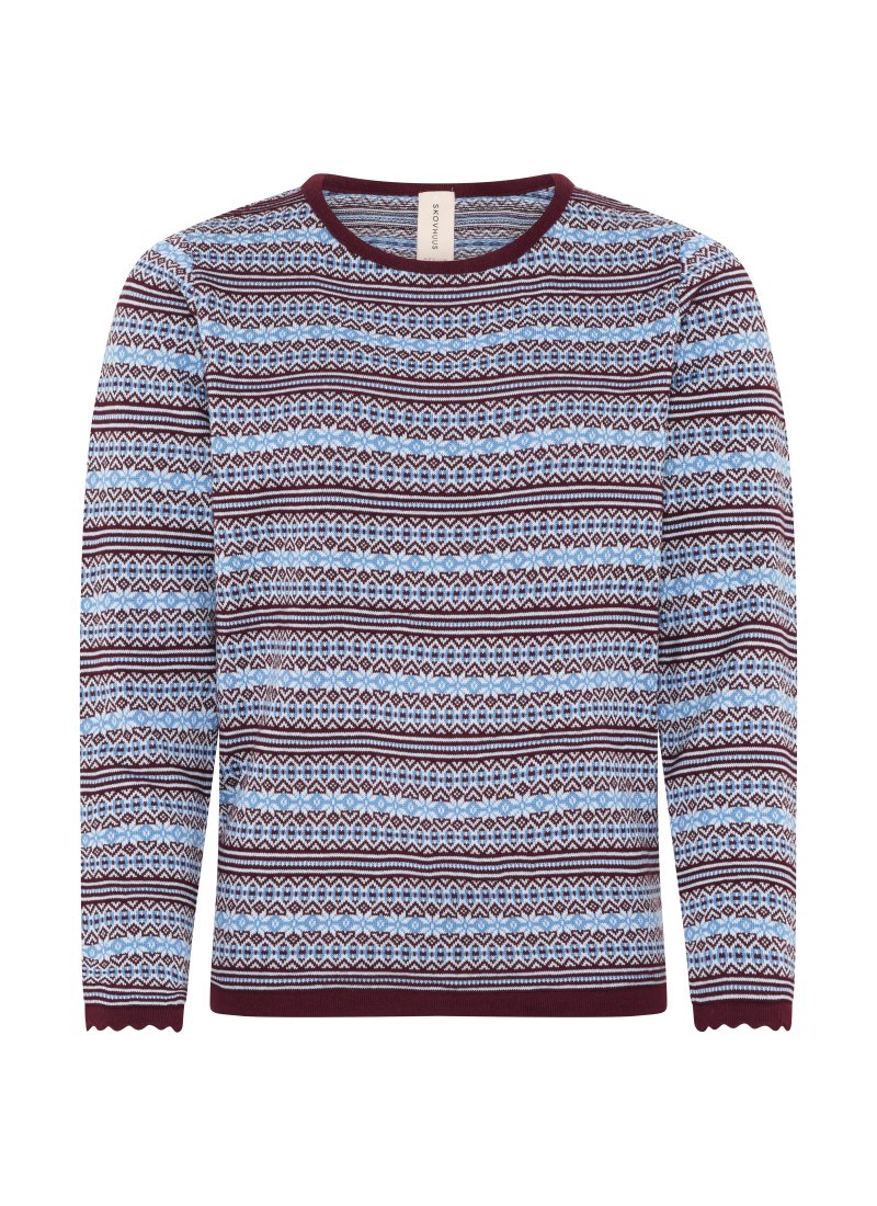 4060 Feminine  "jaquard" pullo