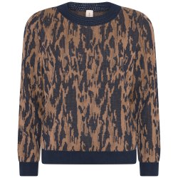 4072 Abstract o-neck pullover