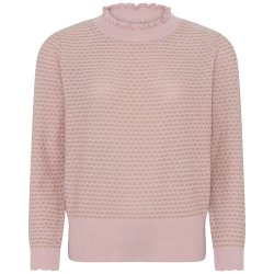 4073 Feminine 2 toned pullover