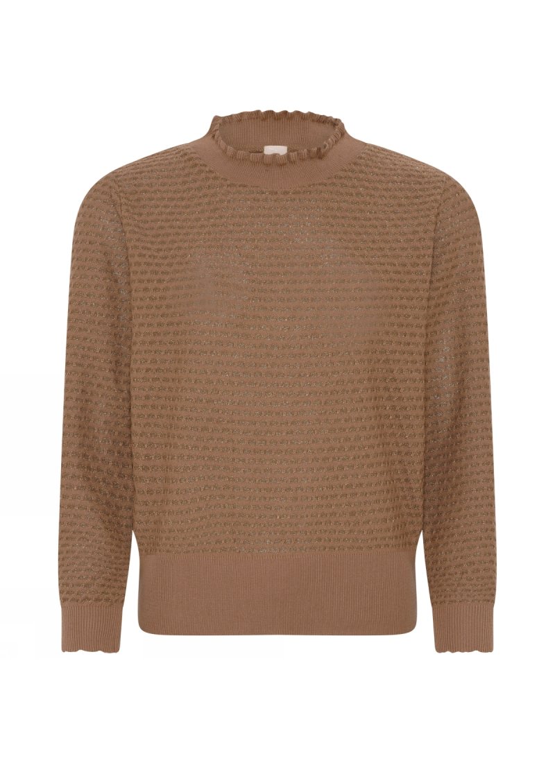 4073 Feminine 2 toned pullover