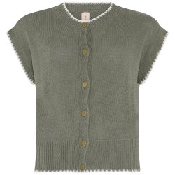 4125 Buttoned sleeve less Card