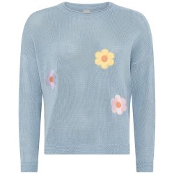 4130 Boxy Pullover w. embroide