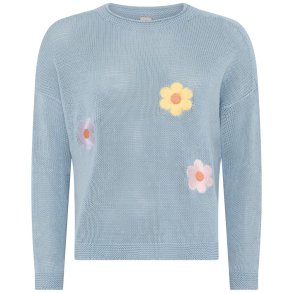 4130 Boxy Pullover w. embroide