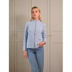 4141 Dotted Zip turtle Cardiga