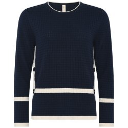 4161 Structured Pullover w. bu