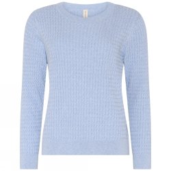 4166 Fine cabbleknit Pullover