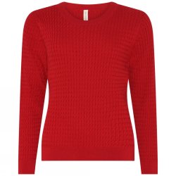 4166 Fine cabbleknit Pullover