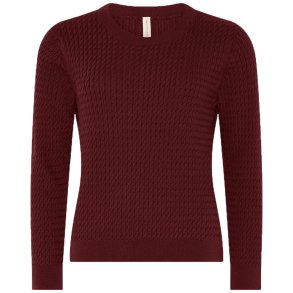 4166 Fine cabbleknit Pullover