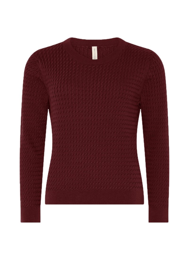 4166 Fine cabbleknit Pullover