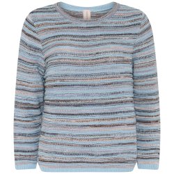 4201 Mix colour O-neck Pullove