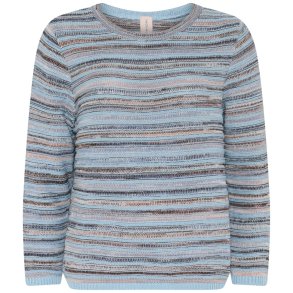 4201 Mix colour O-neck Pullove