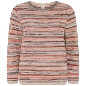 4201 Mix colour O-neck Pullove