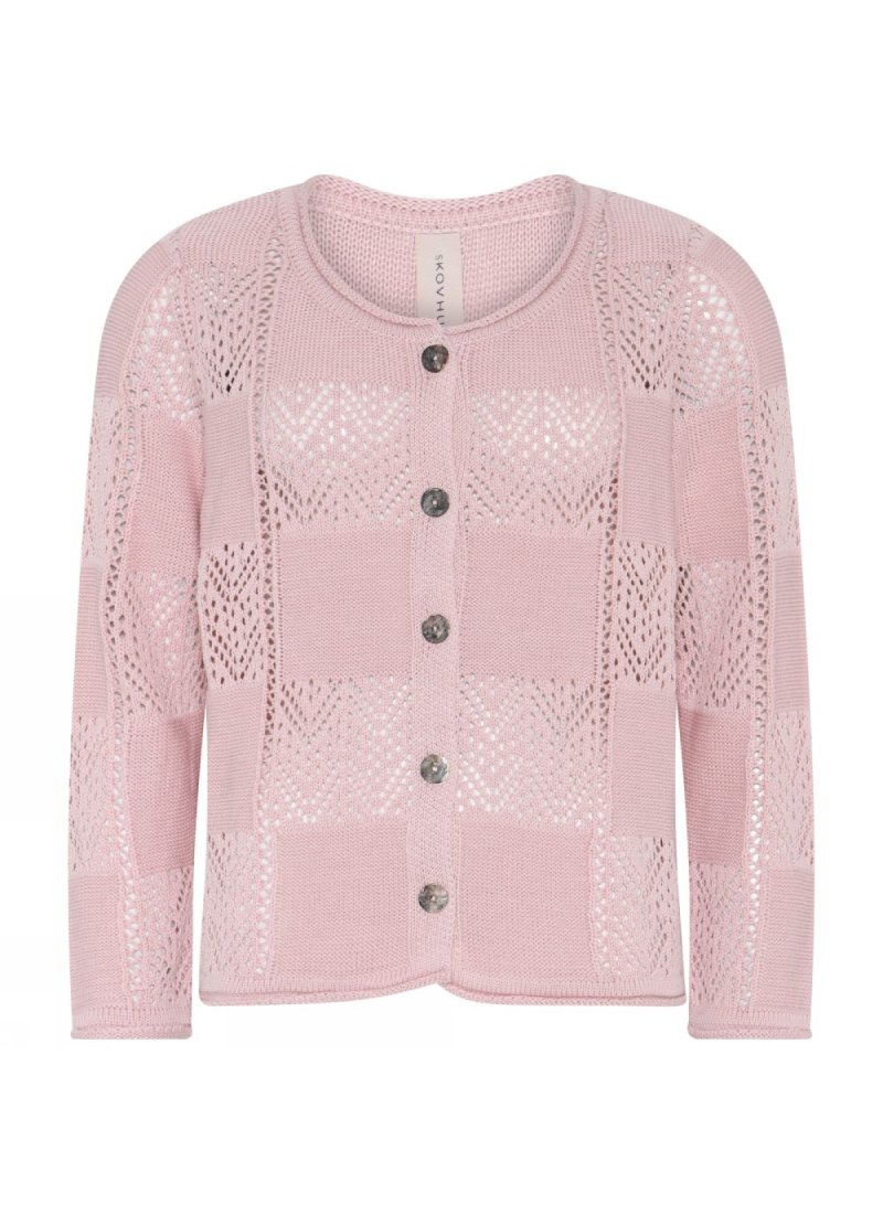 4206 Openwork casual Cardigan