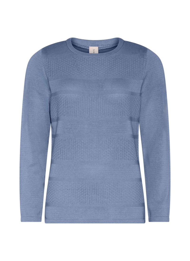 4220 Structure O-neck Pullover