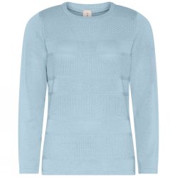 4220 Structure O-neck Pullover