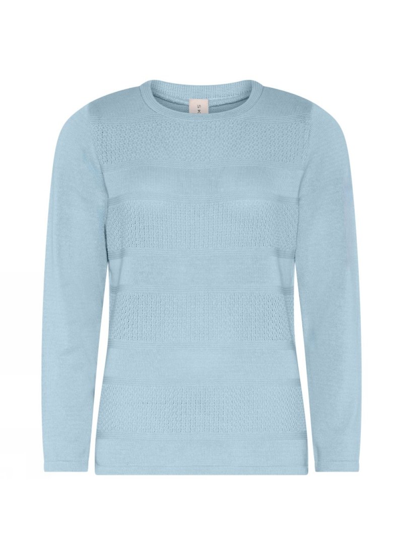 4220 Structure O-neck Pullover