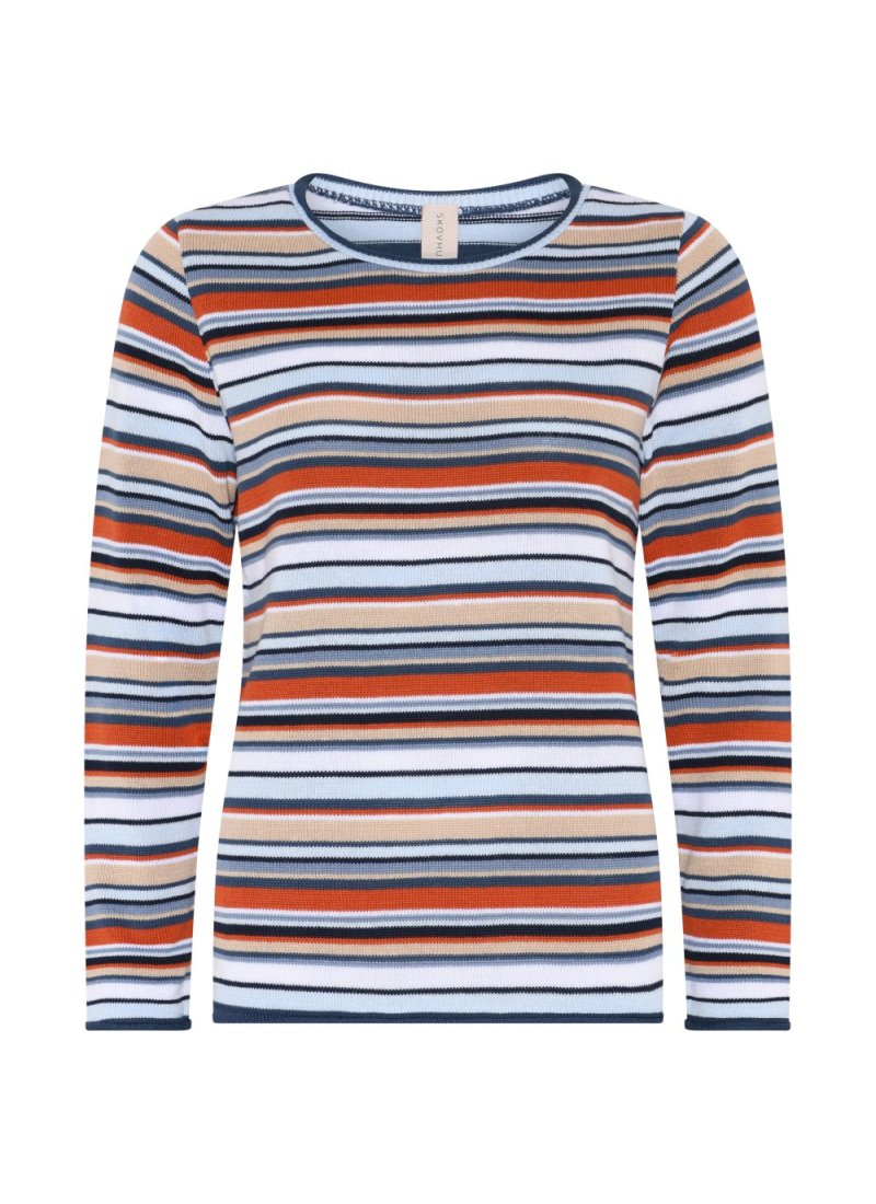 4224 Fashion striped Pullover