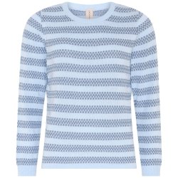 4226 Structure striped Pullove