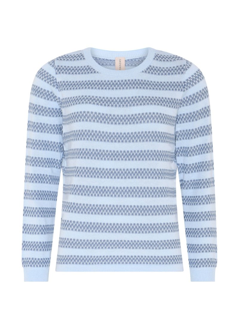 4226 Structure striped Pullove