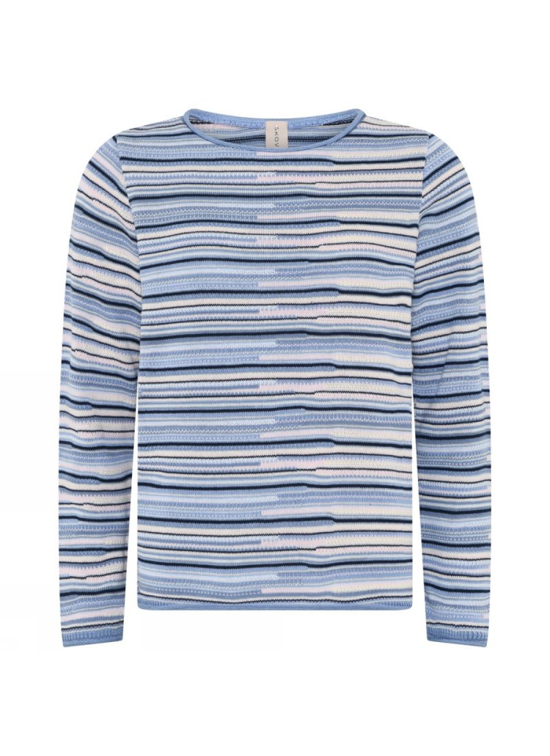 4232 Structure striped Pullove