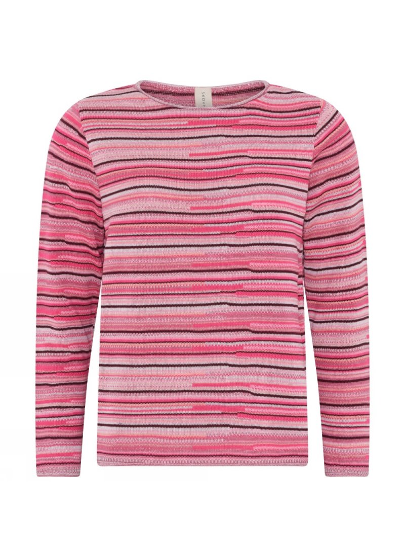 4232 Structure striped Pullove