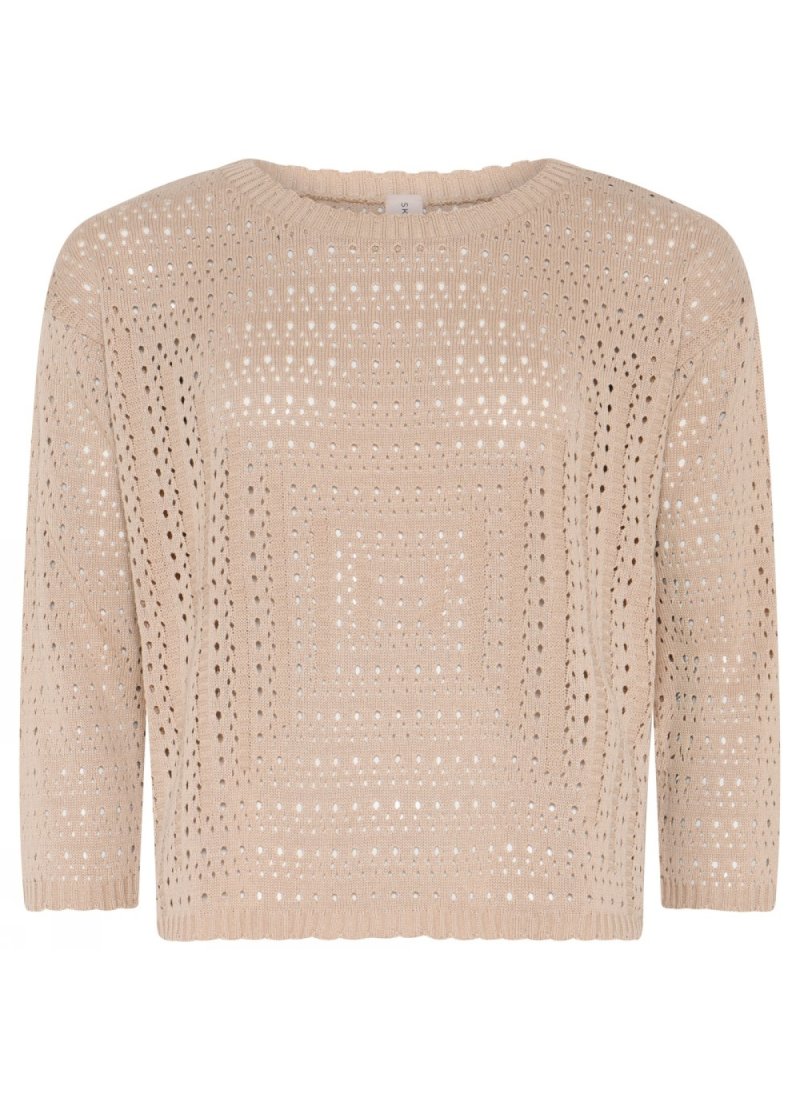 4244 Openwork casual Pullover