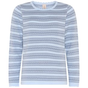 4260 Feminine jaquard Pullover