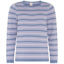 4260 Feminine jaquard Pullover