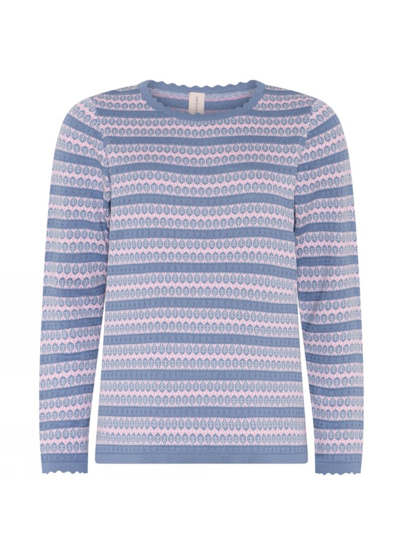 4260 Feminine jaquard Pullover