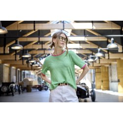 4272 Two colour stripe T-shirt