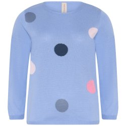 4278 "Big" dotted O-neck T-shi