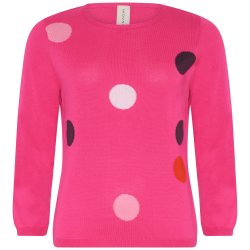 4278 "Big" dotted O-neck T-shi