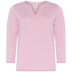 4282 Two colour dotted Pullove