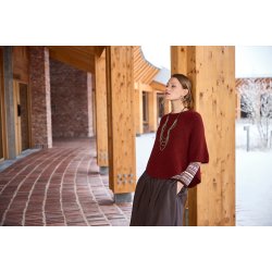 4313 "Oversized" cape pullover