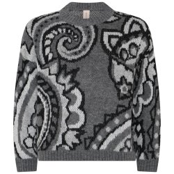 4316 Oversized jaquard pullove