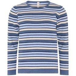 4345 Structured jaquard pullov